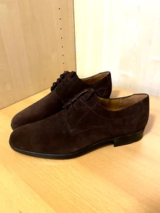 Lloyd Felton braune Wildleder Schnürschuhe Derby Herren Gr. 44 Neu - Bild 1 von 13