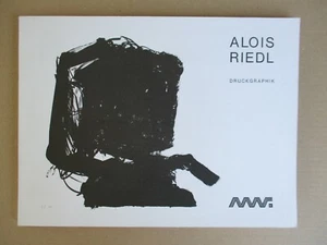 Alois Riedl DRUCKGRAPHIK 1990 signiert Museum Moderner Kunst Passau Schärding - Picture 1 of 4