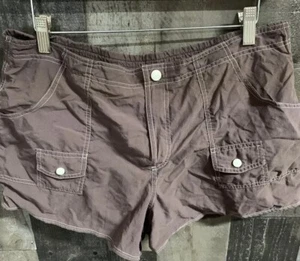 Beach House Brown Swim Shorts Women’s Size 10 w Pockets - Picture 1 of 6