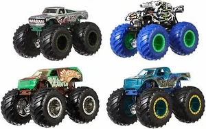 Hot Wheels Monster Trucks 1: 64 Scale 4-Truck Pack, GBP23 Styles May Vary - Picture 1 of 8