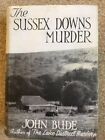 The Sussex Downs Murder John Bude  FIRST EDITION facsimile d/j 1936 Skeffington