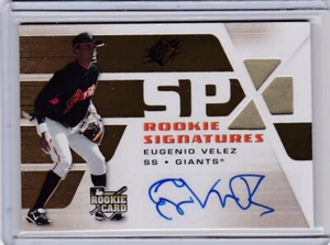 2008 UD SPX Baseball Card #136 Eugeno Velez Autographed  - NrMt - Picture 1 of 2