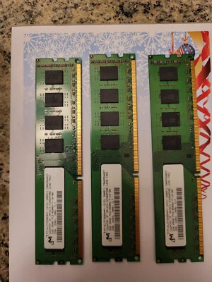 MT16JFT25664AY-1G1D1 2gb RAM x3 (6gb RAM total) - Image 1 of 2