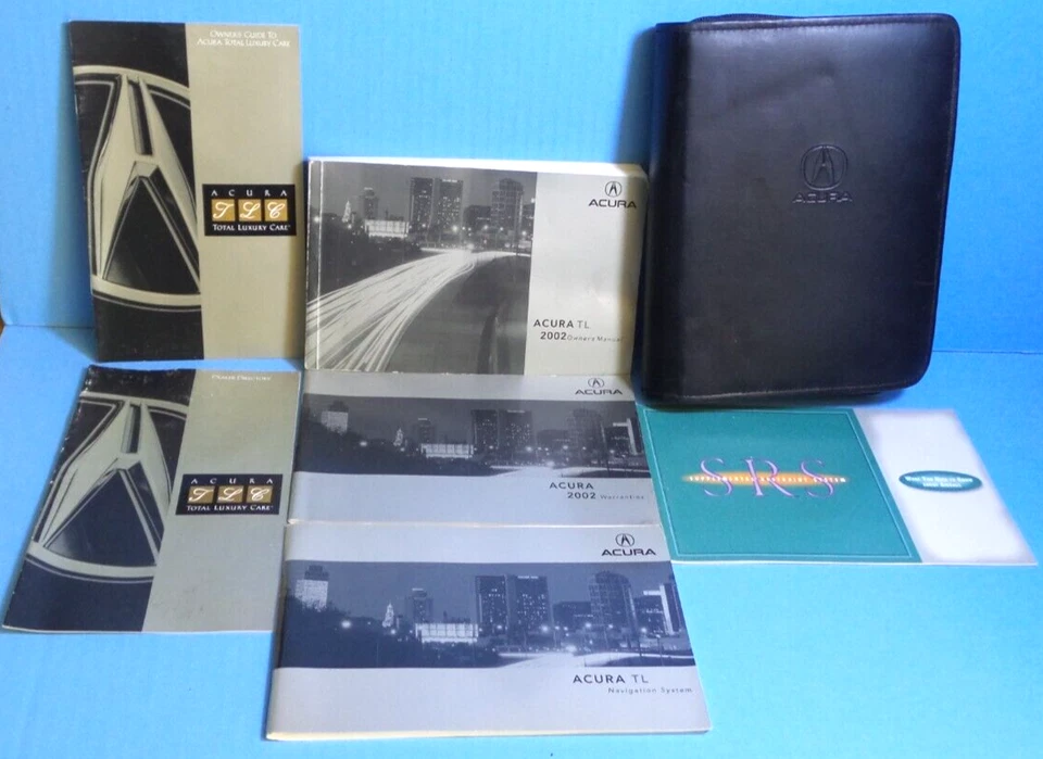 02 2002 Acura TL manual del propietario con navegación Foto 1 de 1