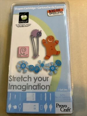 NUEVO CARTUCHO FORMAS CRICUT / ESTIRA TU IMAGINACIÓN / *SELLADO DE FÁBRICA* Foto 1 de 2