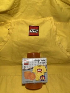Lego Orange Storage Brick And T Shirt Rare HTF (2014) - Picture 1 of 6