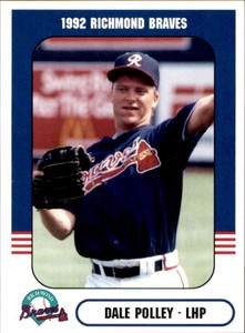 1992 Richmond Braves Comix #14 Dale Polley Georgetown Frankfort Kentucky KY Card