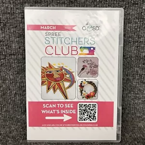 OeSD Spree Stitchers Club Embroidery Designs USB March 2022 - Picture 1 of 5