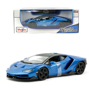 Maisto 1:18 Blue Lamborghini Centenario Kids Boy Model Diecast Collector Toy Car - Picture 1 of 10