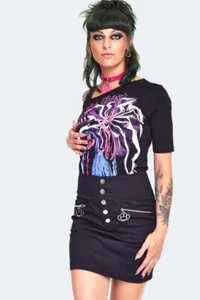 Twill Knuckleduster Mini Gothic Alternative Style Rock - Bild 1 von 5