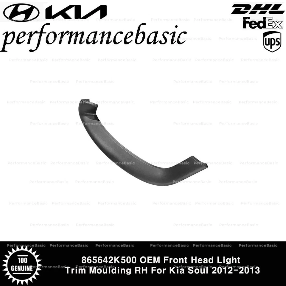 Moldura de luz delantera derecha 865642K500 OEM para Kia Soul 2012-2013 Foto 1 de 3