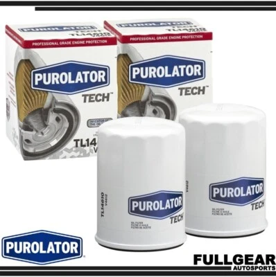 2x FILTRO DE ÓLEO DE MOTOR PUROLATOR TECH 14610 para Honda Civic Accord 15400-PLM-A02 - Imagem 1 de 4