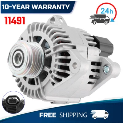 Alternator fits 2010-2013 Hyundai Sonata 11-13 Kia Optima 2.4L 37300-2G150 11491 - Imagem 1 de 4