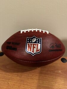 NFL THE DUKE WILSON FOOTBALL KICKERS PRACTICE FOOTBALL NEW ORLEAN SAINTS