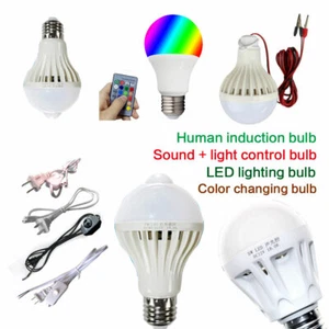 Energy Saving E27 Screw Bulbs 5W 9W 12W 15W Colorful Light Lamp 12V -265V - Picture 1 of 33