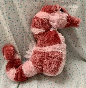 Wild Republic Pink Seahorse Plush Stuffed Animal 11” Sea Creature Play Ocean - Picture 1 of 11