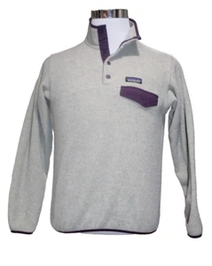 Patagonia Synchilla Snap T Fleece Pullover Oatmeal Heather Excellent Vintage S - Picture 1 of 9