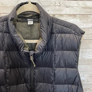REI Co-op Mens XL Vest Down Puffer Black Full Zip Packable Lightweight Quilted - Picture 1 of 14
