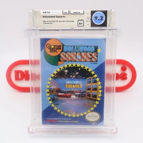 NES Nintendo HOLLYWOOD SQUARES - WATA GRADED 9.2 A+! NEW & Sealed with H-Seam!