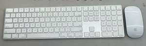 Apple A1843 Magic Wireless Bluetooth Keyboard and A1657 Magic Mouse 2 Combo *QTY - Picture 1 of 4