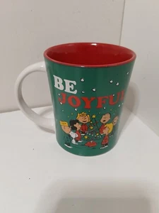 Peanuts Charlie Brown Be Joyful Christmas Coffee Mug Cup - Bild 1 von 6