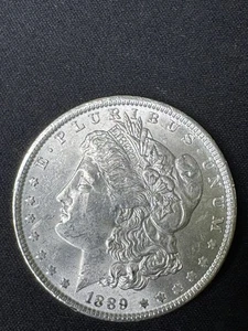 Dólar de plata Morgan 1889 P ¡en buen estado!!! - Imagen 1 de 2