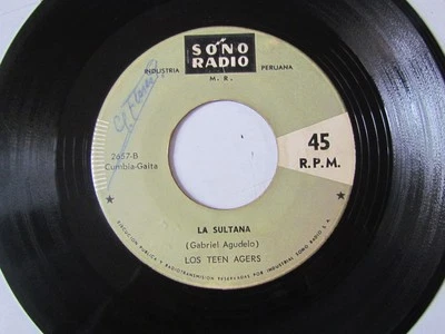 LOS TEEN AGERS «LA SULTANA» 7″ AFRO CUMBIA GAITA COLOMBIA EDIT PERU HEAR ♫ - Image 1 of 2