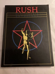 Guitarra de piano vocal Rush Deluxe Anthology Songbook 1981 libro de música central - Imagen 1 de 2