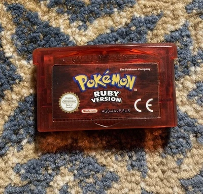 Pokemon: Ruby Version GBA (Game Boy Advance, 2003) Authentic Tested Saves EUR - Image 1 of 3