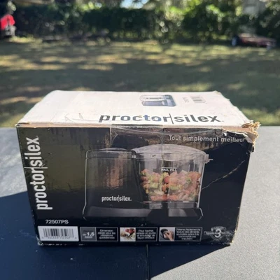 Proctor Silex 1.5 Cup Food Chopper 72507PS Electric Compact Processor Black - Image 1 of 2