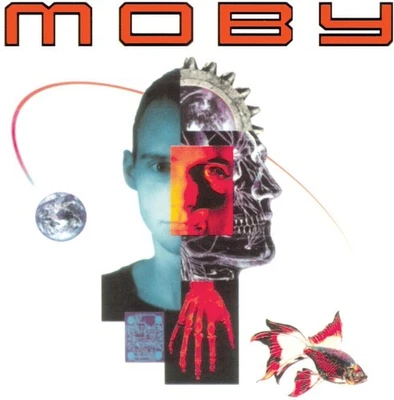 Moby - Moby - черный/белый мрамор на синий [новый виниловая пластинка] черный, синий, цветной Vin - Изображение 1 из 2