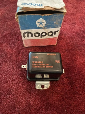 NOS Mopar  Voltage Regulator 1961 Thru 1969 Models #2098300 - Image 1 of 3
