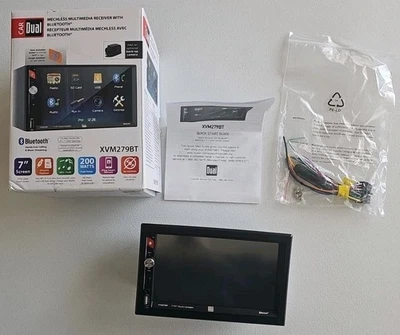 Dual Multimedia Receiver w/ Bluetooth XVM279BT Touch Screen | OPEN BOX - Image 1 of 4