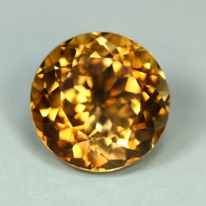 8.76 Cts_Loose Great Gemstone_100 % Natural Imperial Champagne Topaz_Nice Cut - Picture 1 of 3
