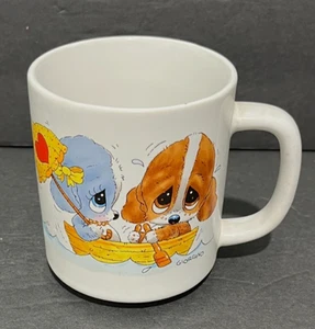 Vintage 1981 "LOVE" Sad Sam & Honey Kaffee Tee Becher Applause Korea Ducks Giordano - Bild 1 von 7