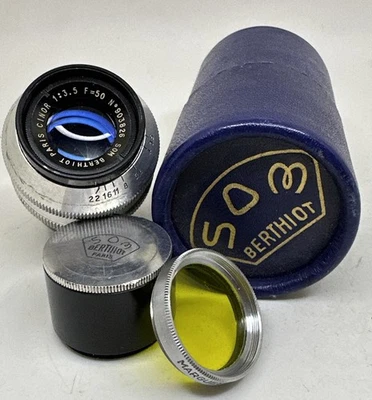 Som Berthiot 50mm f3,5 Ercsam Mount (like Angenieux Kinoptik Boyer Hermagis) - Photo 1/4