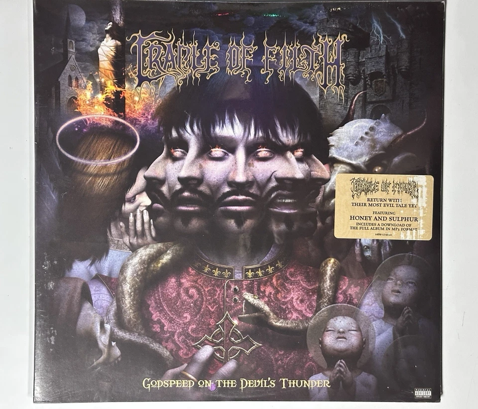 Cradle Of Filth 'Godspeed On The Devil's Thunder' LP - Image 1 of 4