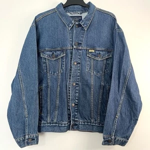 Levi Strauss Signature 1873 Trucker Jacket Size XL Men's Blue Denim - Picture 1 of 5