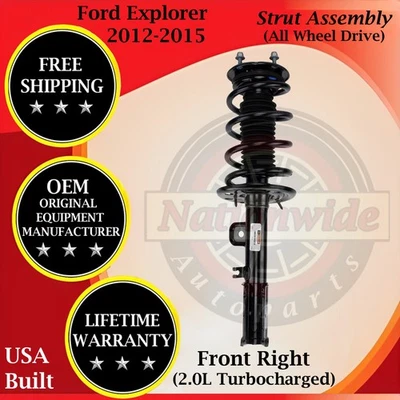 Puntal delantero derecho Motorcraft OEM para Ford Explorer 2012-2015 4x4 agotado Foto 1 de 4