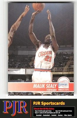 Malik Sealy 1994-95 Hoops #337 Los Angeles Clippers - Image 1 of 2