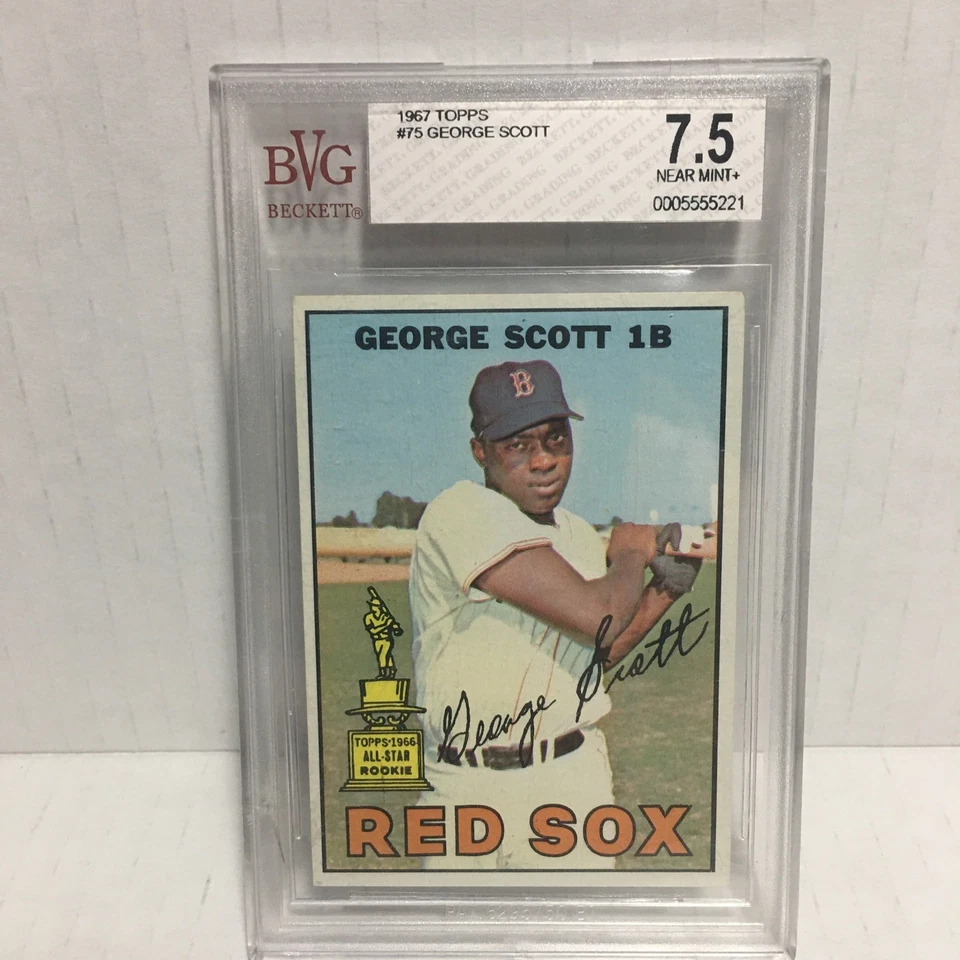 1967 Topps George Scott BVG 7.5 #75 - Image 1 of 2