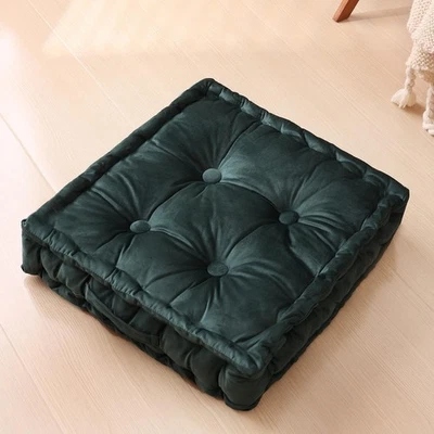 Almohadas de piso cuadradas Cojín grande para adultos niños, almohada de meditación asientos Foto 1 de 4