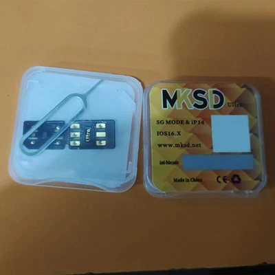 MKSD Ultra V5.1 Unlock Card RSIM Chip Sticker For iPhone 13 12 11 X XR 8 7 6S - Image 1 of 3
