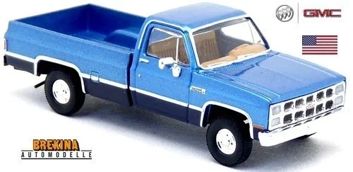 Camioneta Brekina 1/87 HO 1981 GMC Sierra Grande azul 19661 NUEVA Foto 1 de 1