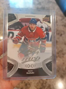 UD UPPER DECK MVP 2021-22 NHL NICK SUZUKI SILVER SCRIPT HOCKEY CARD #87 - Picture 1 of 2