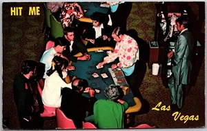 Postkarte Vintage Chrome Blackjack Zirkus Zirkus Las Vegas Nevada NV - Bild 1 von 3