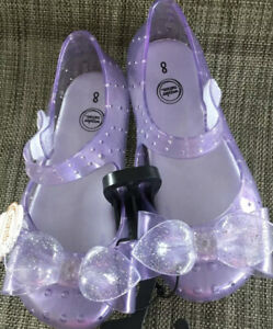 Wonder Nation Toddler Girls Purple Casual Jelly Shoes  8, 9, 10, 11, 12,