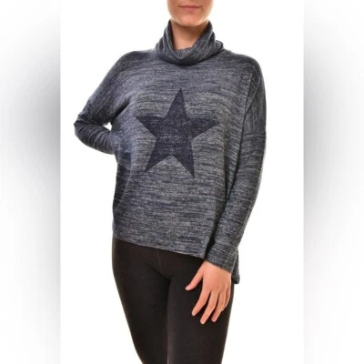Разные женские звезды водолазка свитер в вересковый морской размер 2 (M) - Изображение 1 из 4