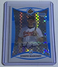 Joseph Mahoney 2008 Bowman Chrome Prospects X-Fractor /275 #BCP74 Orioles