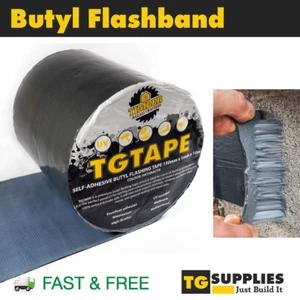 Cinta de Butilo Ultra Fuerte Plomo Alternativa 1mm Techo Intermitente Flashband - TGTAPE - Imagen 1 de 4